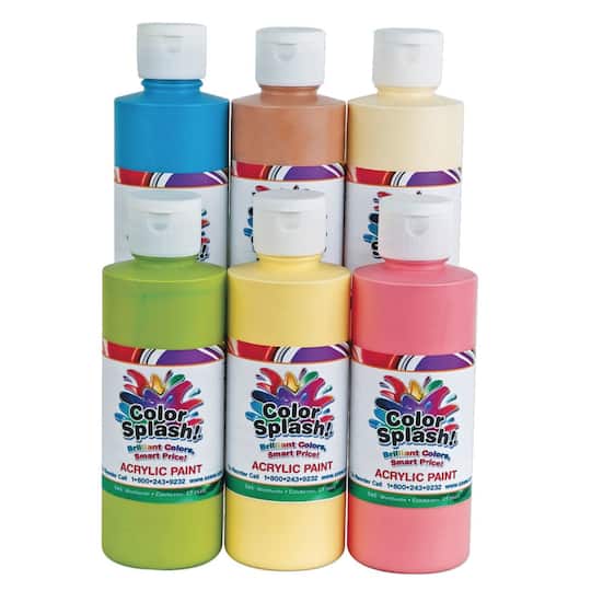 Color Splash!&#xAE; Ice Cream Colors Acrylic Paint Set